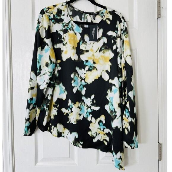 NWT Kenneth Cole Blouse w/ Split Sleeves - XL - Picture 1 of 5